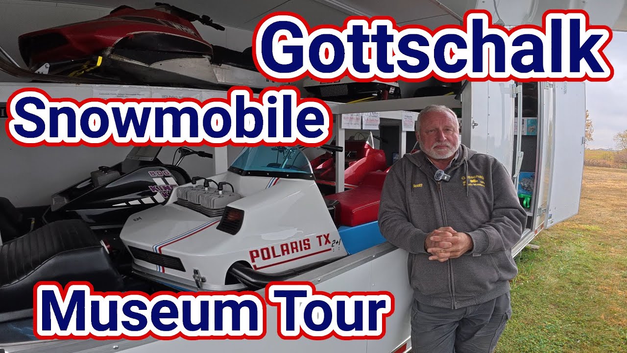 Gottschalk Family Snowmobile Museum Part 1. Vintage racers, home made sleds and more.