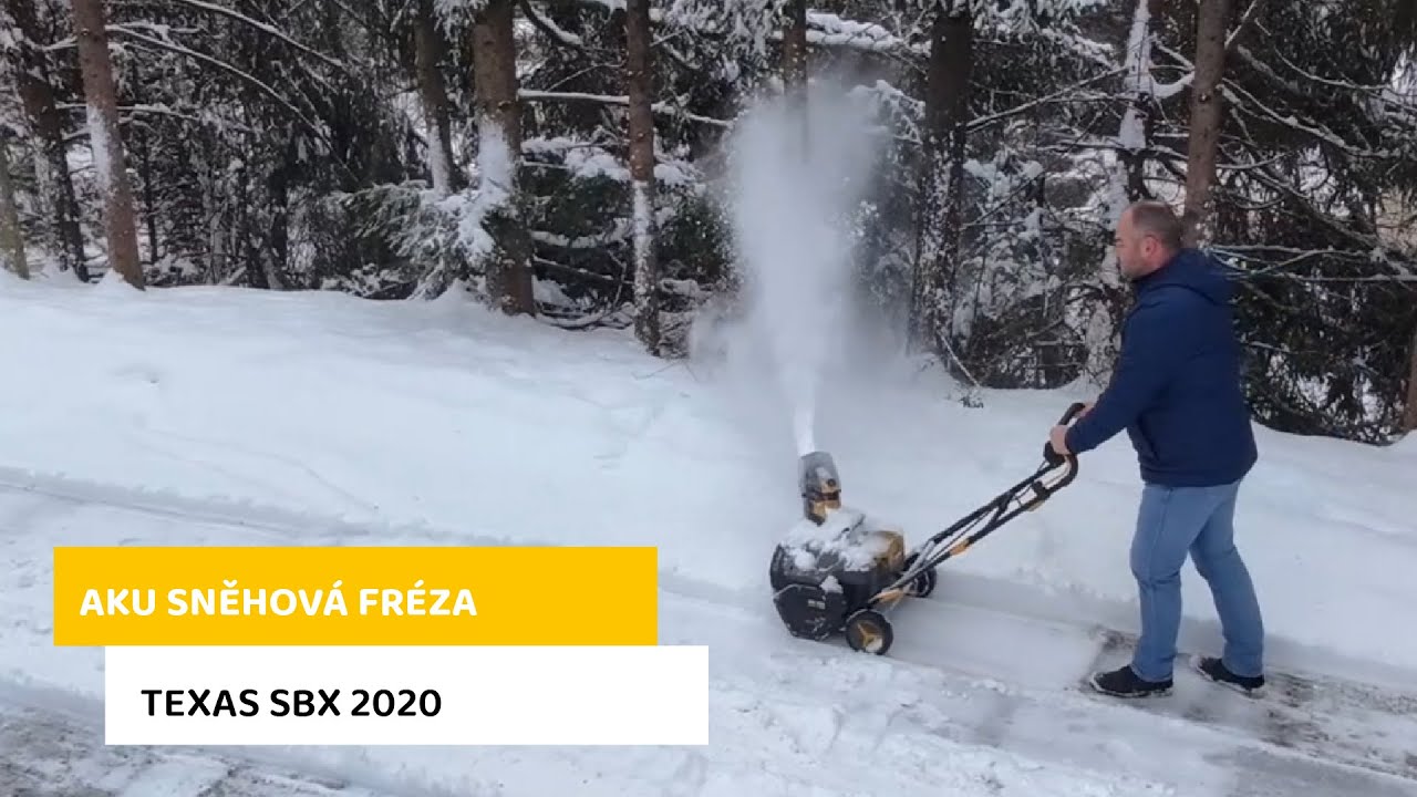 Akumulátorová sněhová fréza TEXAS SBX 2020