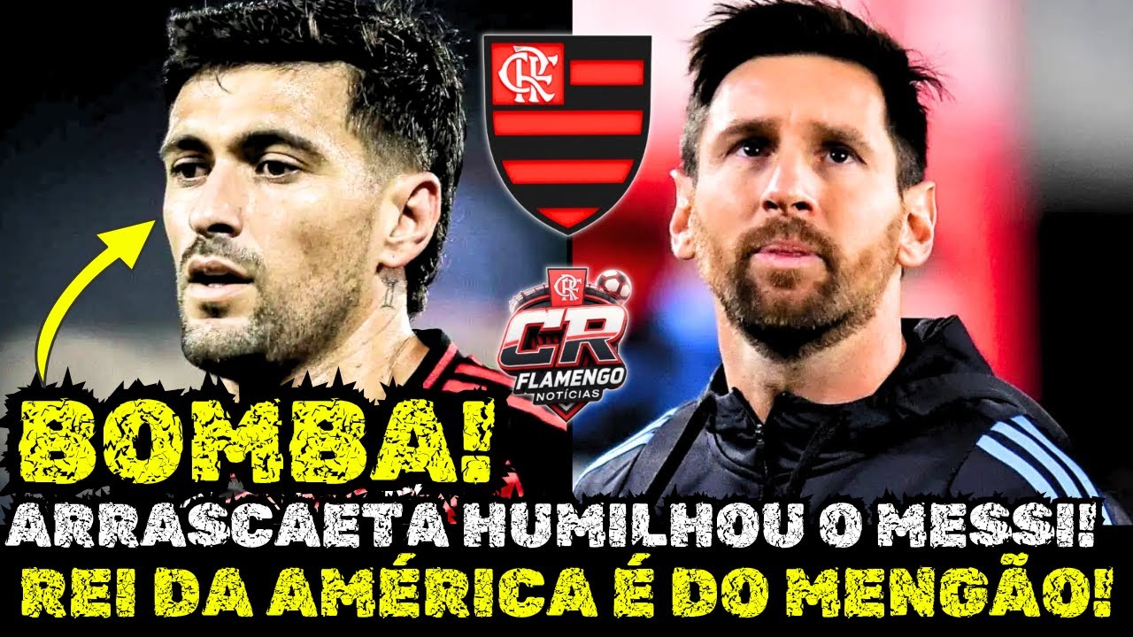 🚨 CONFIRMADO! ARRASCAETA É REI DA AMÉRICA E DEIXOU MESSI NO CHÃO!
