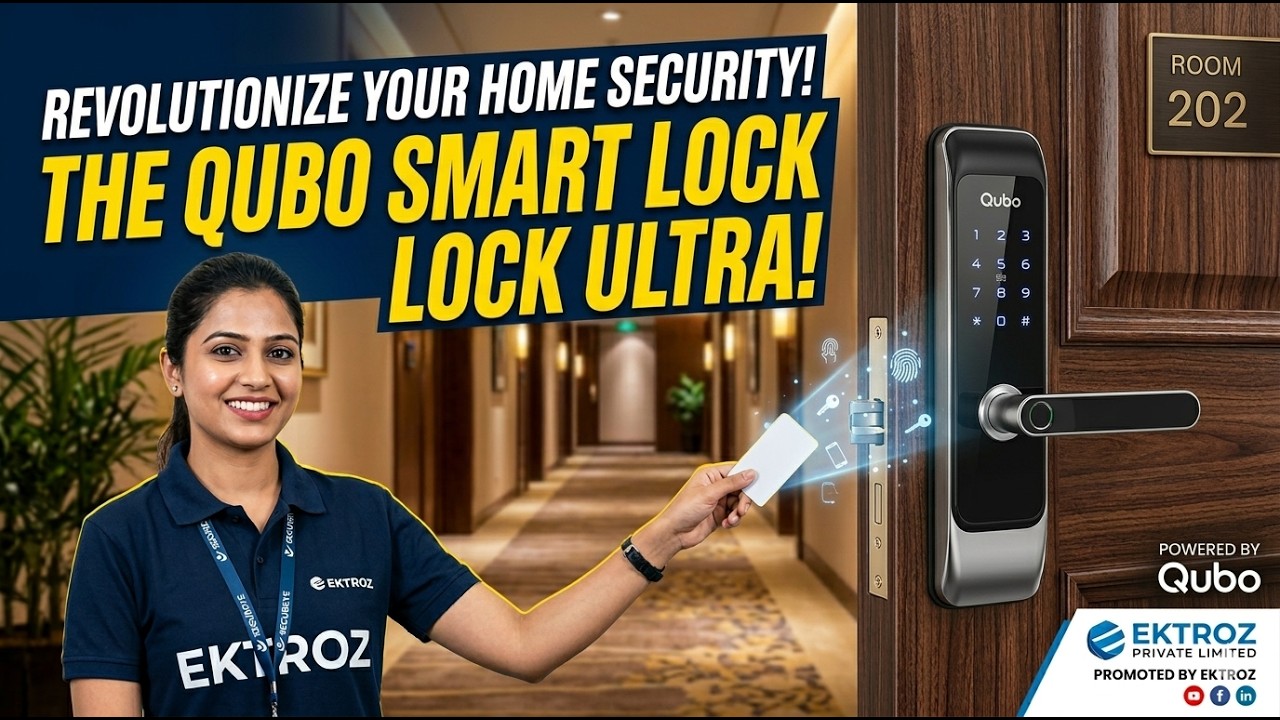 Qubo Smart Door Lock Ultra 🔐 Full Review | Installation, Features & Price in India