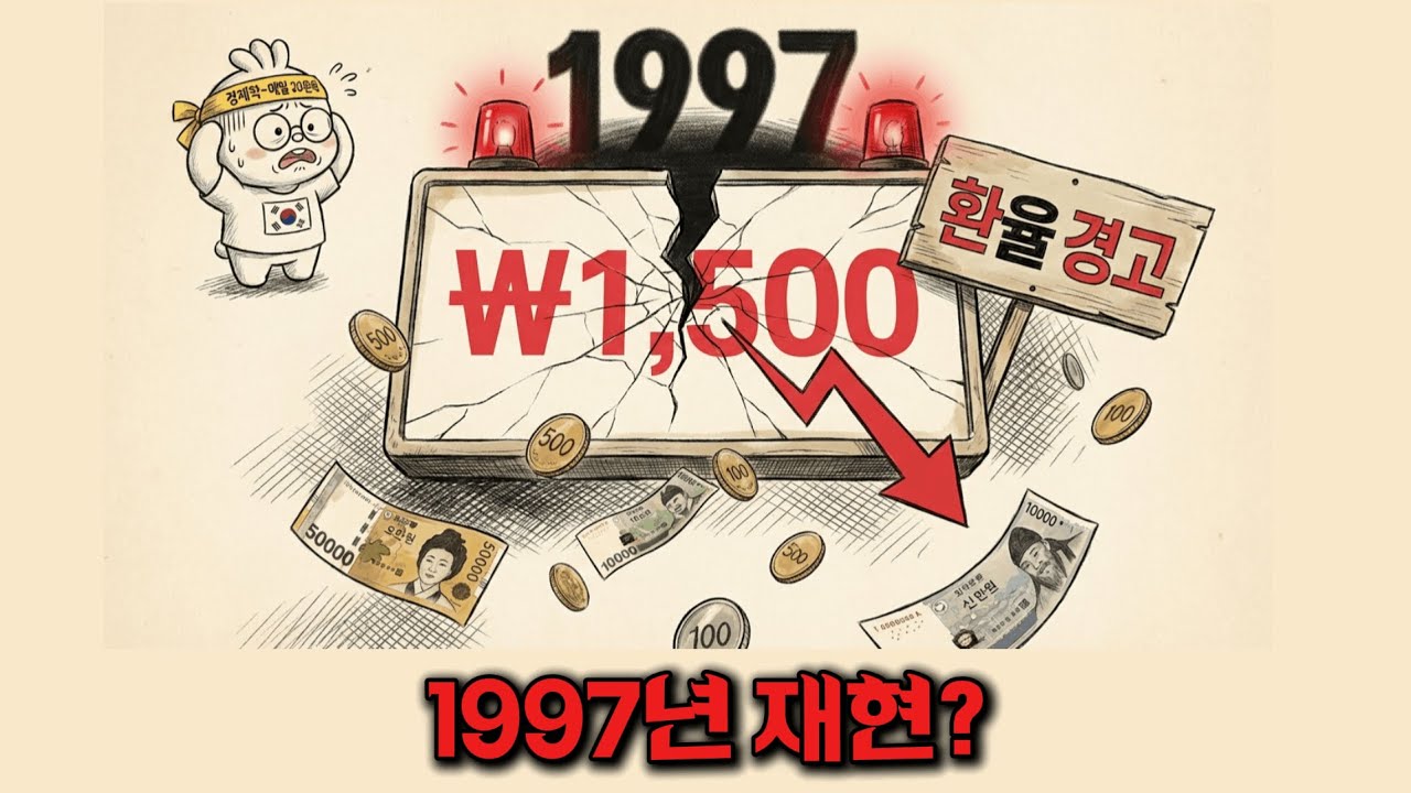 환율 1,500원 돌파 임박    1997년 악몽이 다시 온다 지금 당장 확인하세요