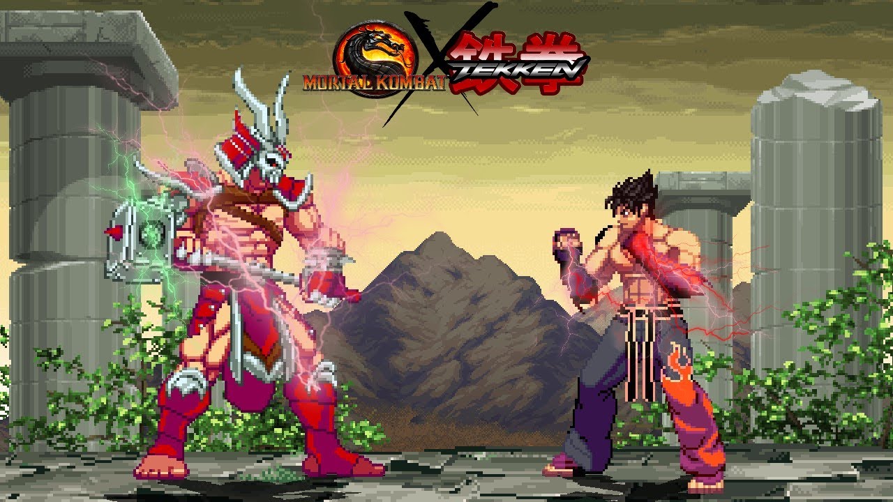 Jin Kazama vs Shao Kahn - TEKKEN X Mortal Kombat!