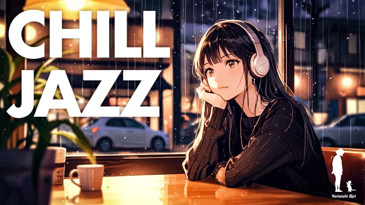 【リラックスBGM】「もう少し、雨止まないで。」君と雨宿りする夜のカフェ。深く癒やされるChill Jazz