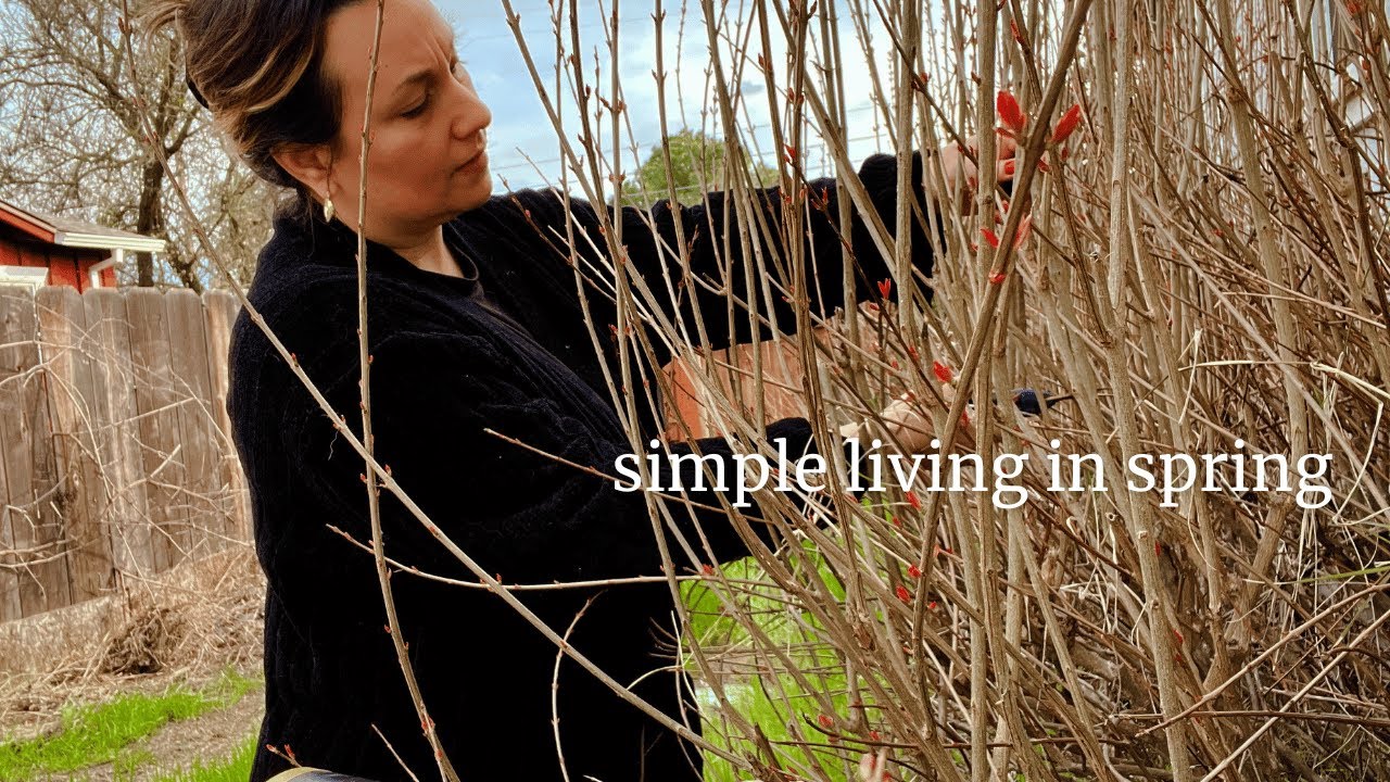 Simple Living in Spring | Garden Prep and Peaceful Cooking