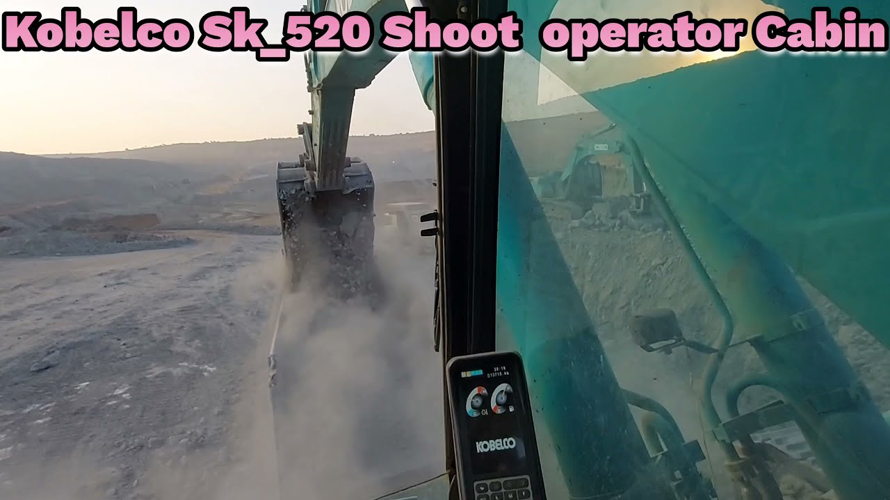 || KOBELCO EXCAVATOR_Sk 520 LOADING PROCESS IN OPERATOR CABIN || ऑपरेटर की केबिन से वीडियो शूटिंग ||