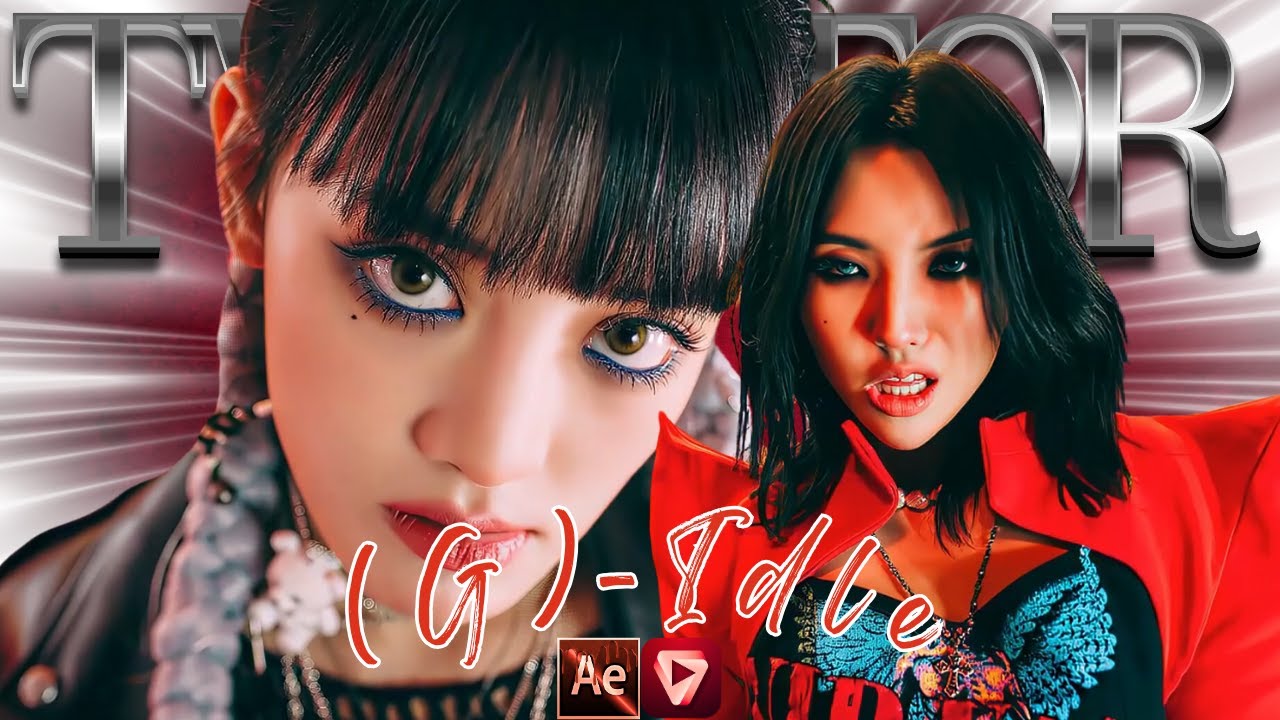 (G)I-dle - 4K 'Tomboy' MV Edit Clips (Slow Mo/Twixtor)