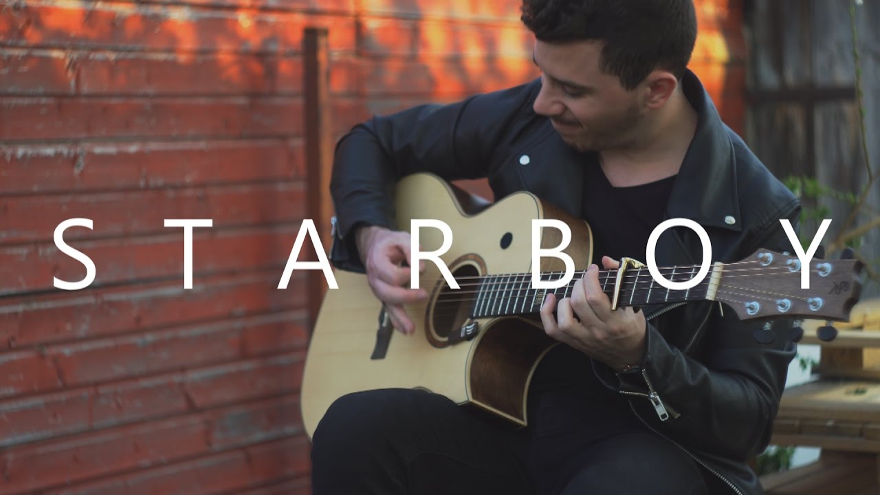 Starboy - The Weeknd (fingerstyle guitar cover by Peter Gergely)