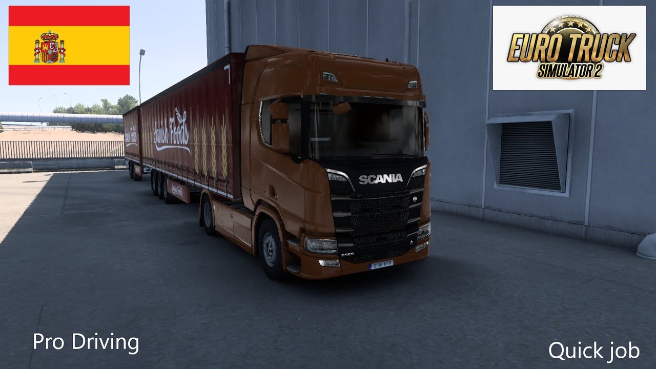 ETS2 Quick job from Madrid ES to Huesca ES 1.46 DLC&rsquo;s & Mods.