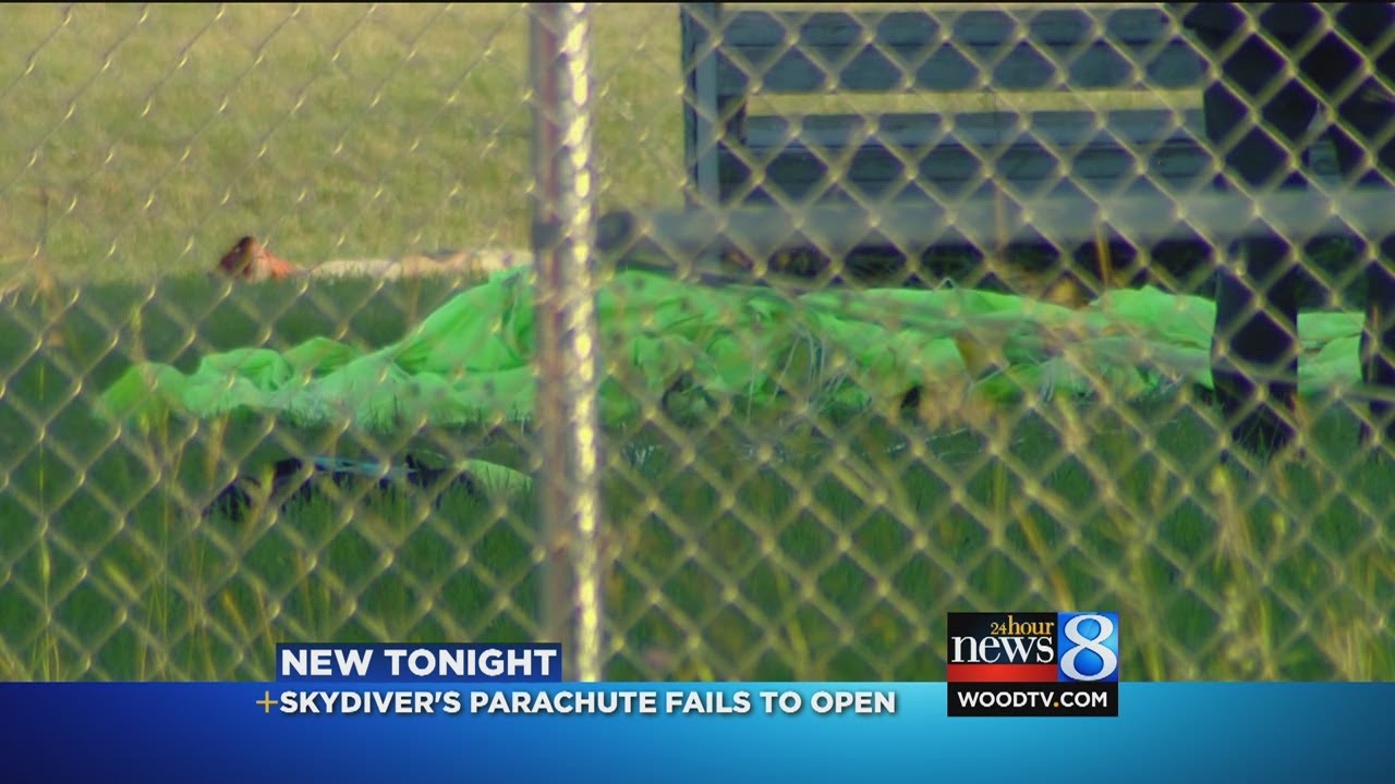 Man hits ground after skydiving accident