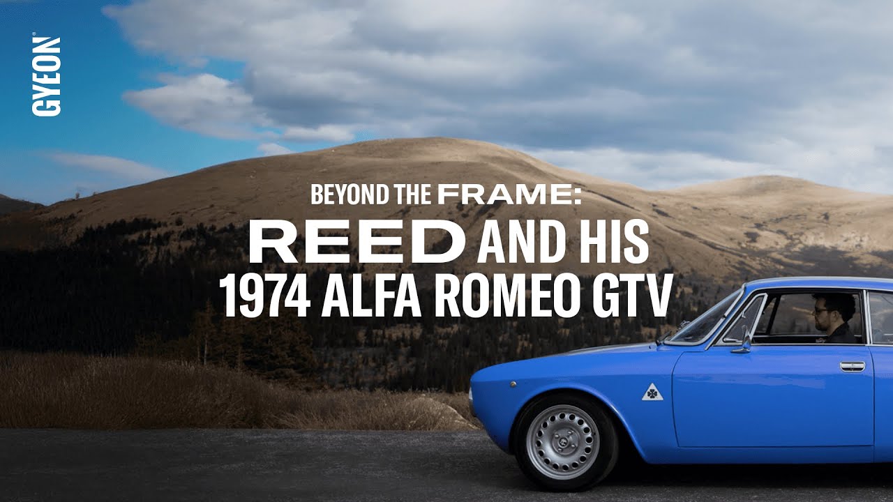 Beyond the frame. Reed & his 1974 Alfa Romeo GTV