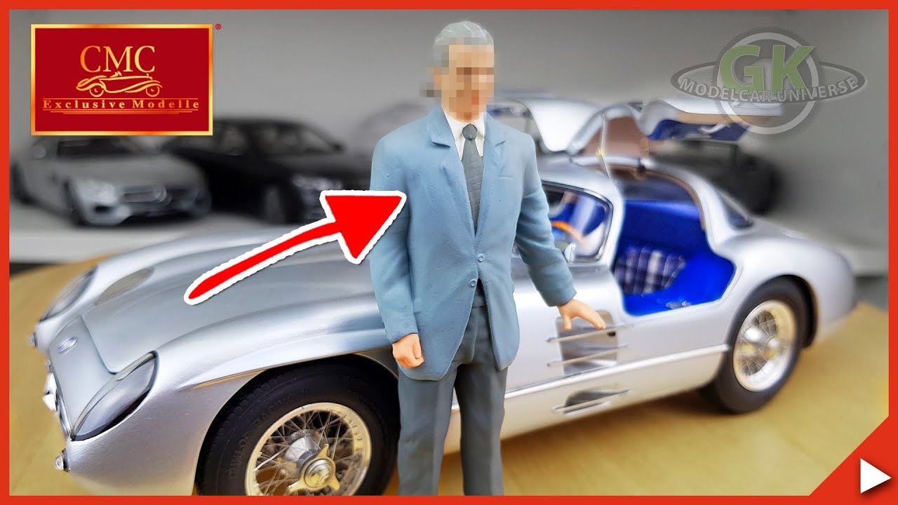 Wirklich so schlimm? CMC Uhlenhaut Figur | 1/18 CMC M-246 Mercedes-Benz 300 SLR Uhlenhaut (2023)