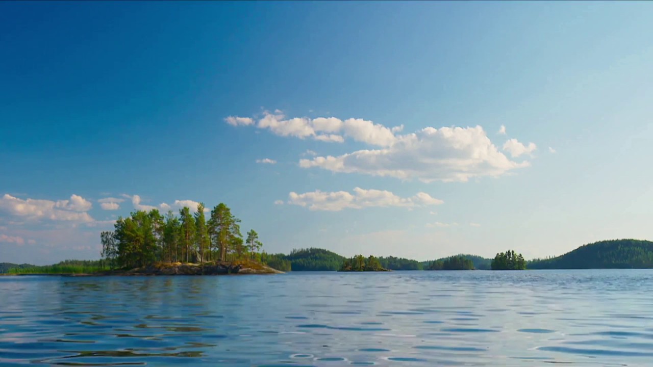 [10 Hours] Finnish Lake in the Summer - Video & Audio [1080HD] SlowTV