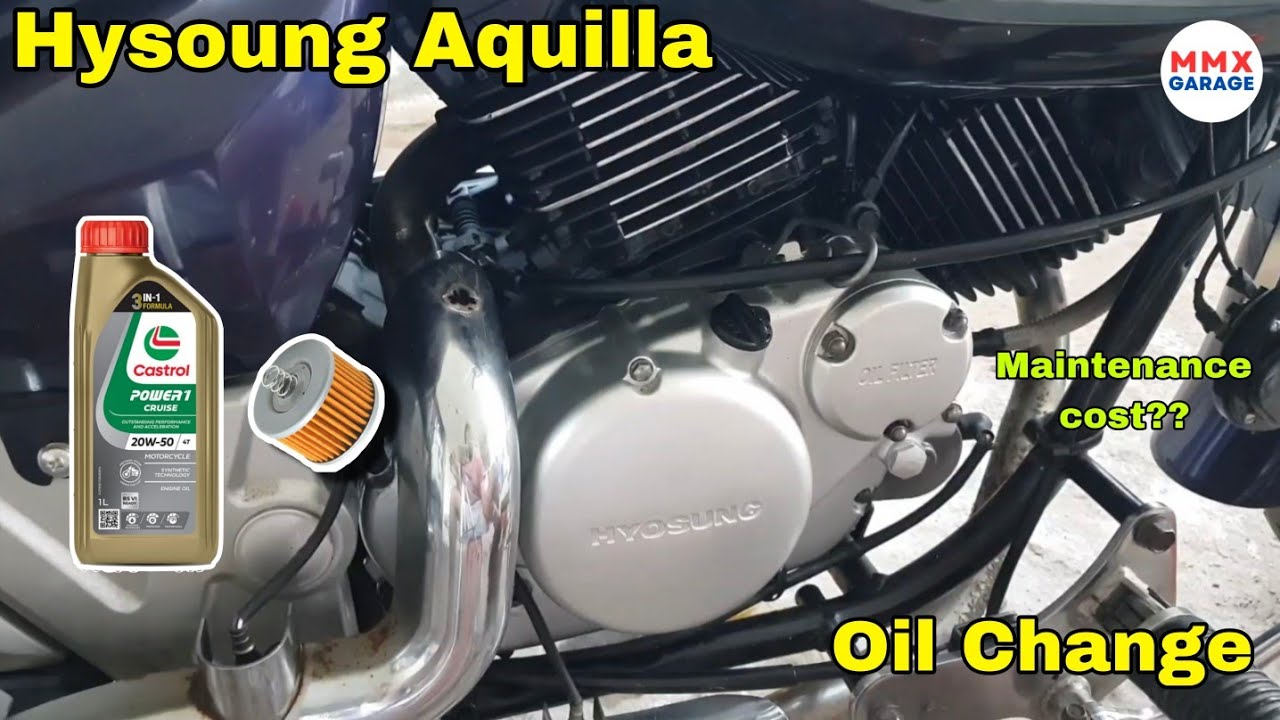 Замена масла и техническое обслуживание мотоцикла Hyosung Aquila GV 250 | Эпизод 6