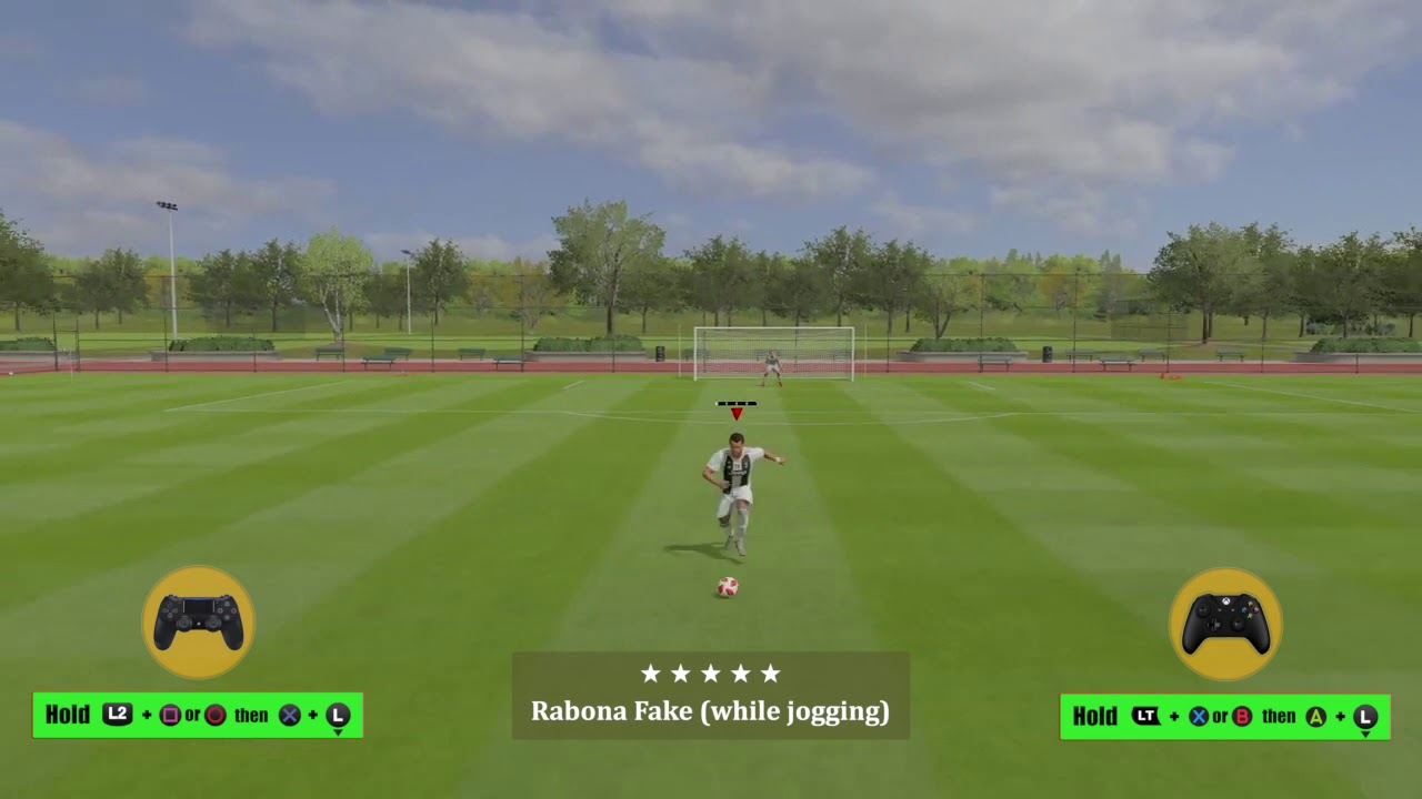 FIFA 19 SKILL MOVES | Rabona Fake (while jogging) | 5 Star Move