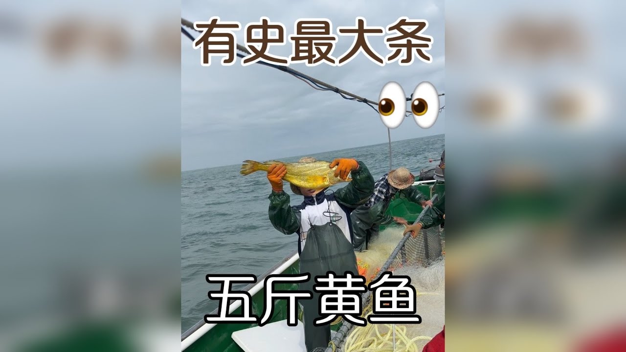 风浪越大鱼越大呀哈哈 有史以来最大的一条了五斤