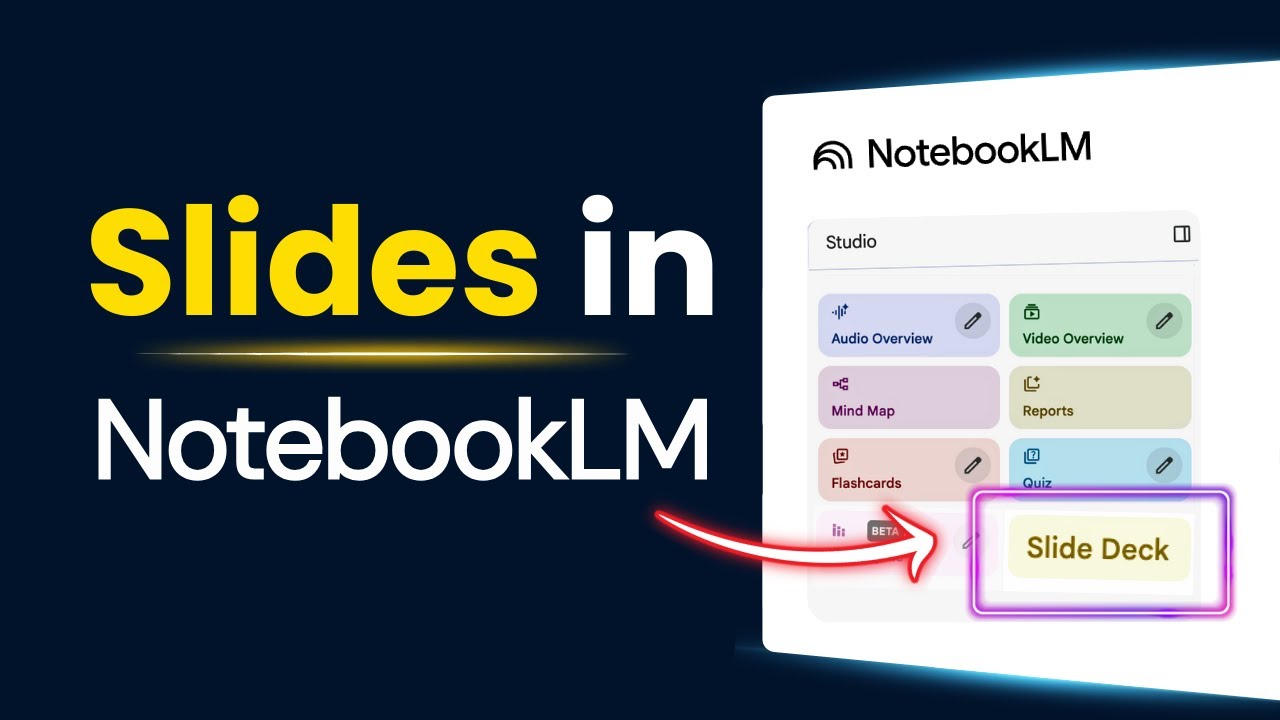 ⚡️ NotebookLM Slide deck 🔥 Create Stunning Slides, Infographics for FREE