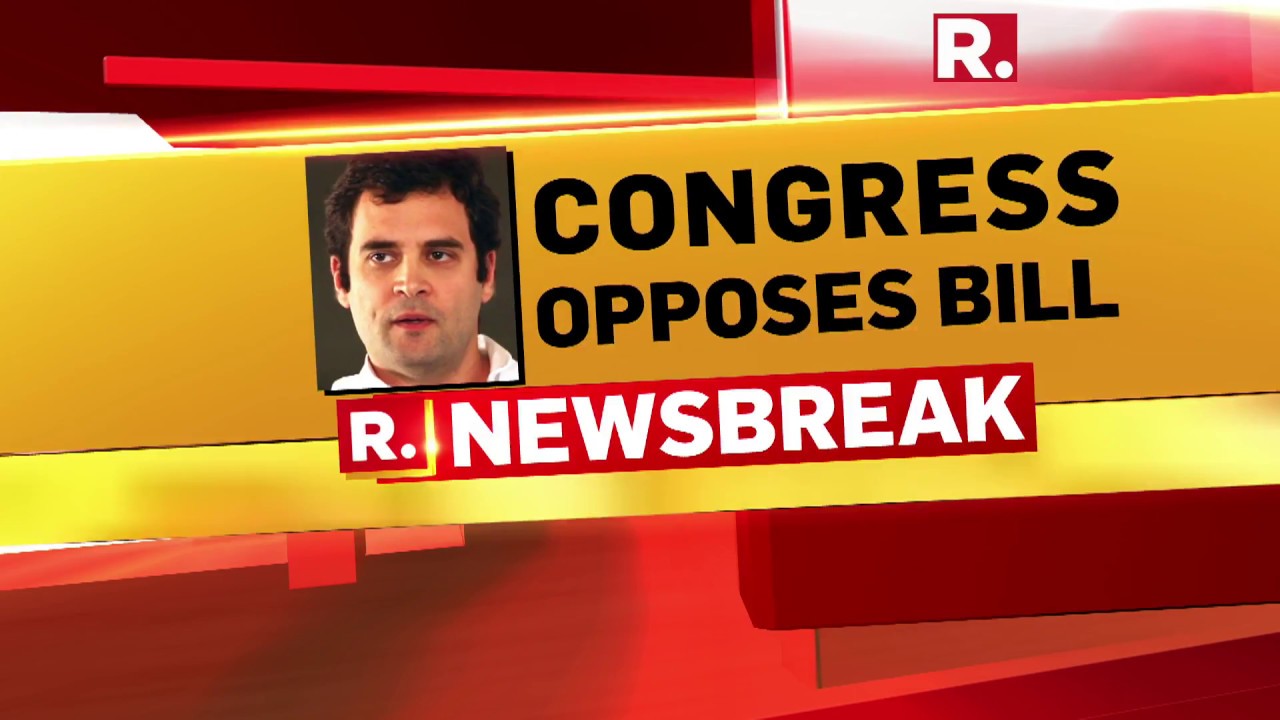 Congress Against Triple Talaq Bill - Raises Questions