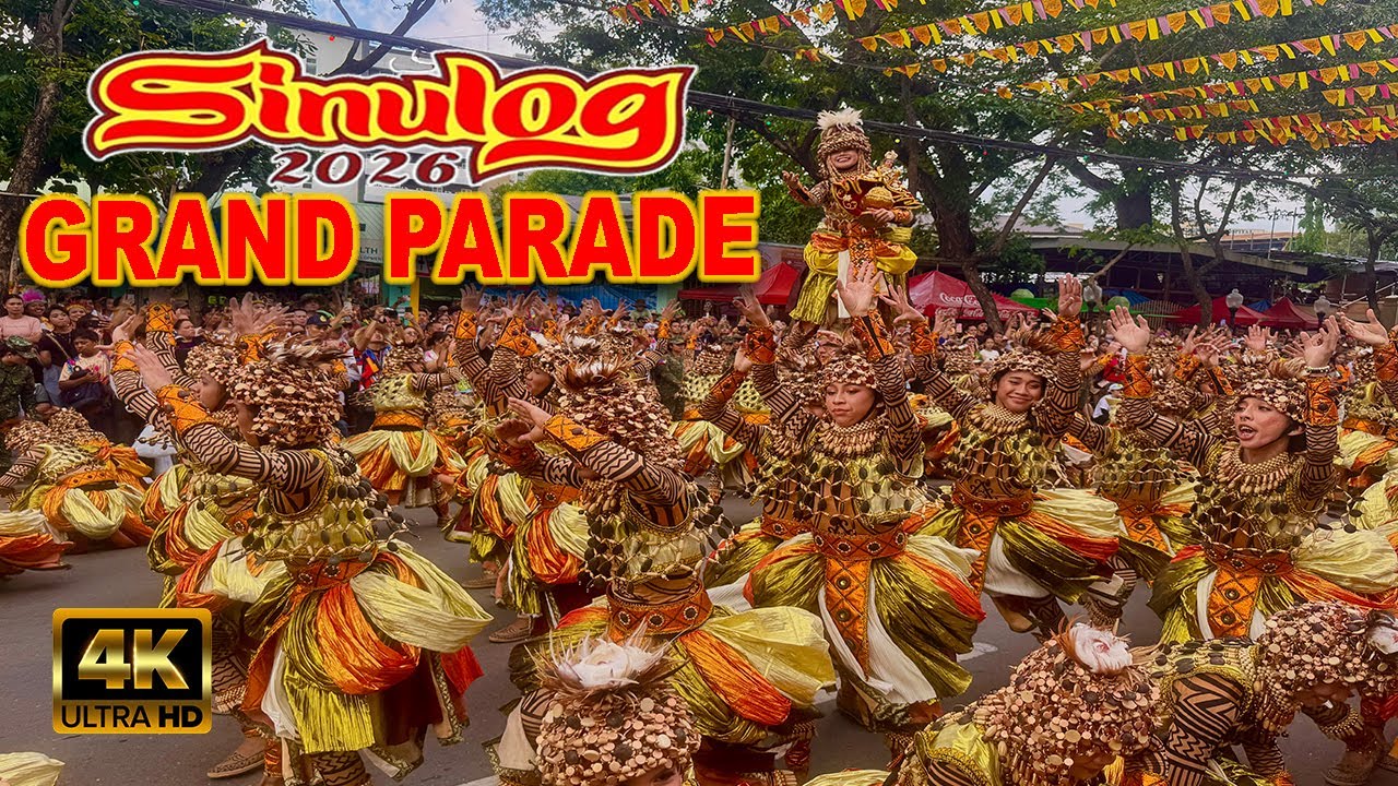 SINULOG FESTIVAL Grand Parade 2026 | PART 2 - CEBU CITY PHILIPPINES