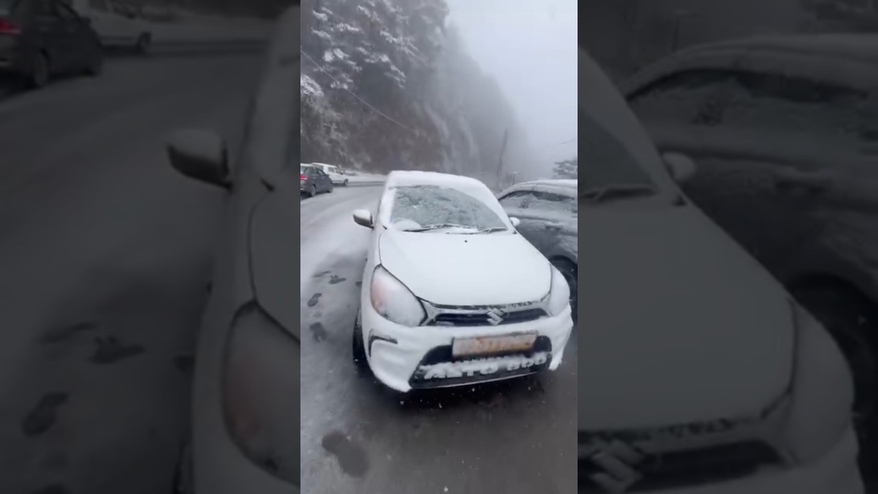 Shimla ka view snowfall ka.trending video short viral video .#new #love #video .