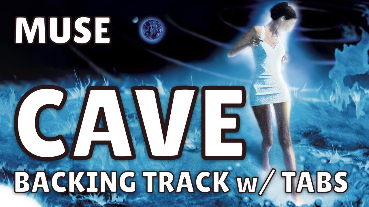 Muse - Cave backing track (VOCALS included) w/ SYNCED TABS