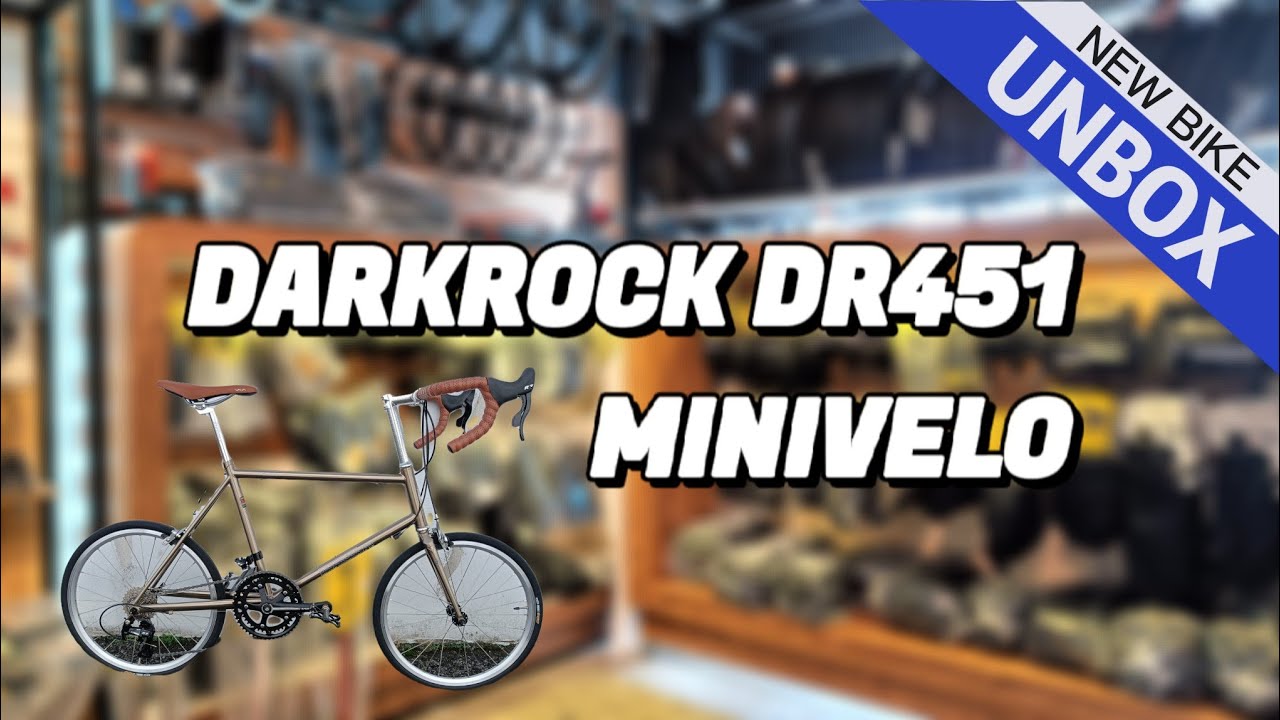 Darkrock Dr451 MINIVELO small wheel bike unbox!