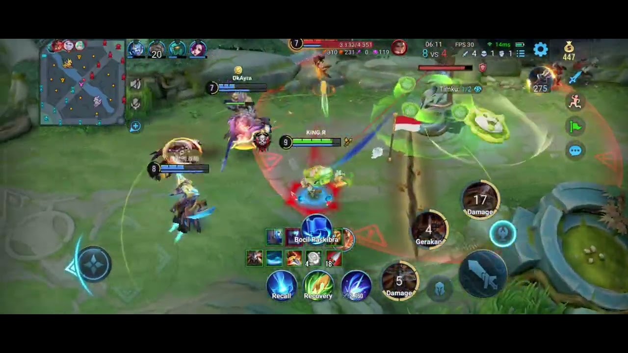 HOK,HERO INI ENAK BUAT SOLO PLAYER GAMPANG MVP !!!