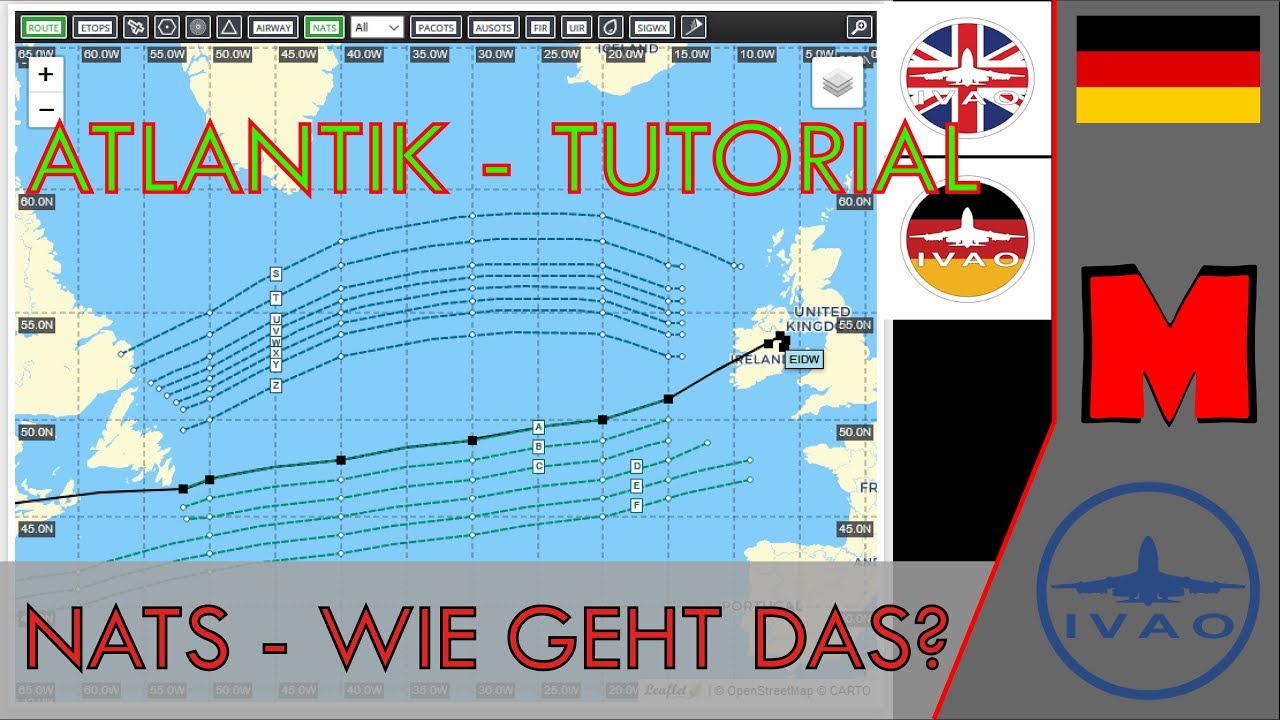 Korrekt über den Atlantik im Sim - so geht's! (NAT-Tutorial)