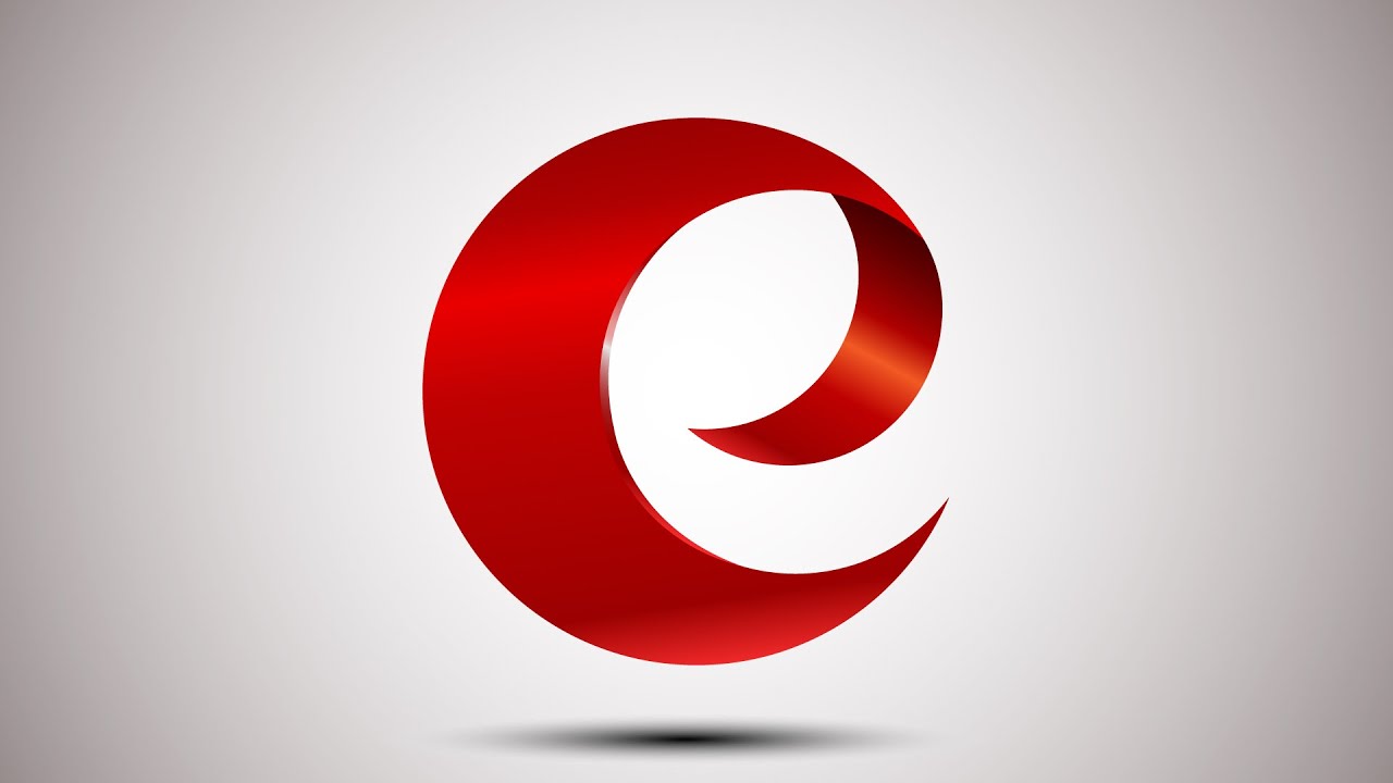 How to make Letter E Logo Design Tutorial | Illustrator (2020)