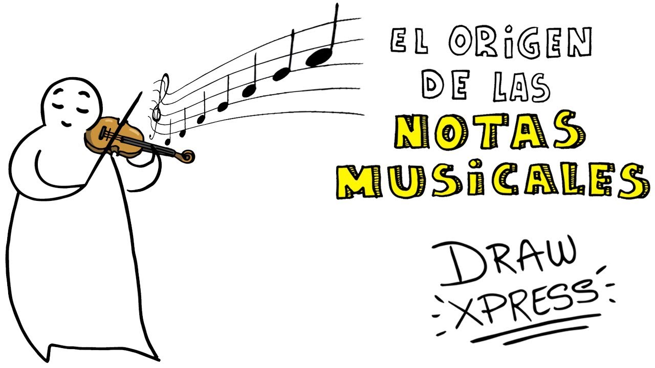 EL ORIGEN DE LAS NOTAS MUSICALES ♪♫♬ | Draw My Life