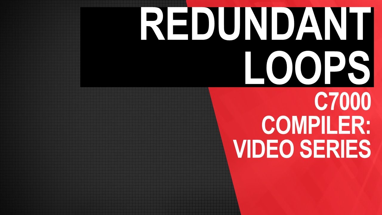 C7000 compiler: redundant loops