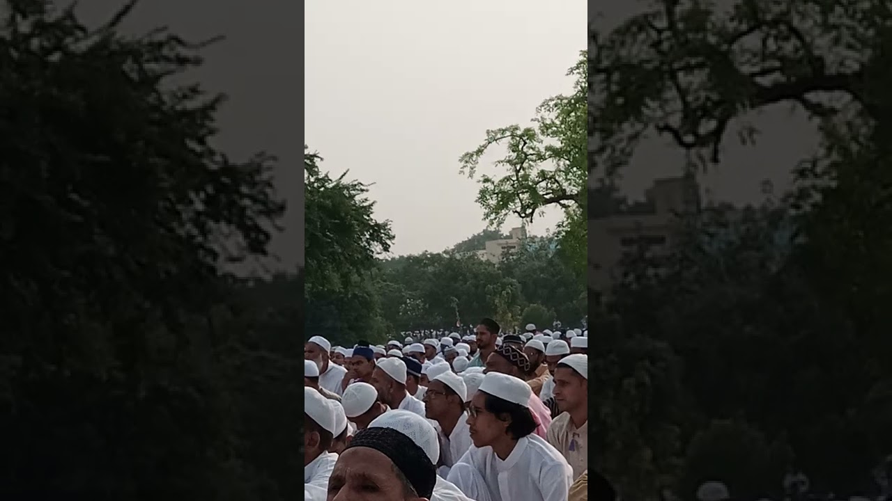 After three year  Eid prayers at Idgah Allah Hu Akbar..@music_multimedia @eid