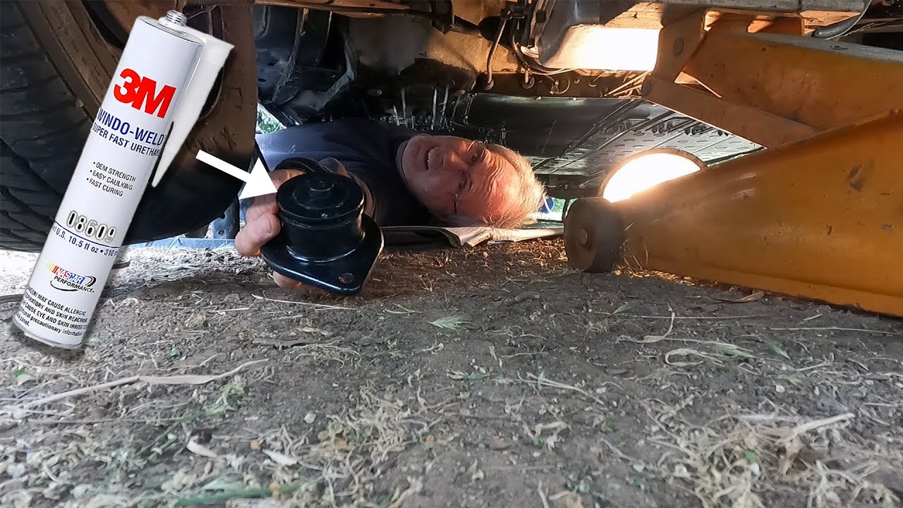 Fixing Corvair Lakewood Transmission Mounts With 3M Windo-Weld