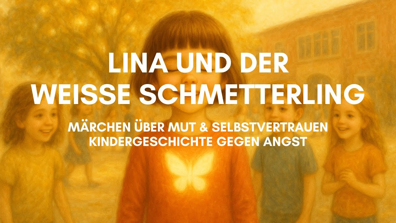 🦋 LINA UND DER WEIßE SCHMETTERLING | Märchen über Mut & Selbstvertrauen|Kindergeschichte gegen Angst