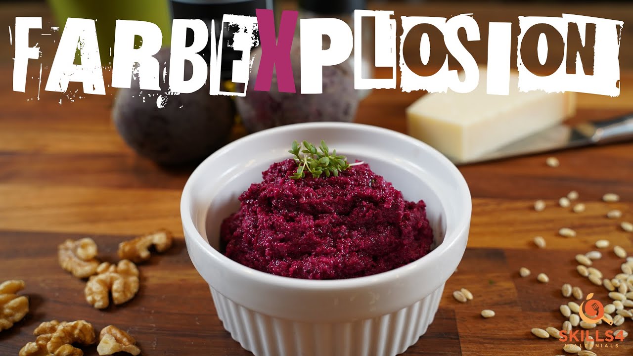 Rote Bete Pesto | Eine Farbexplosion auf dem Teller | 4K