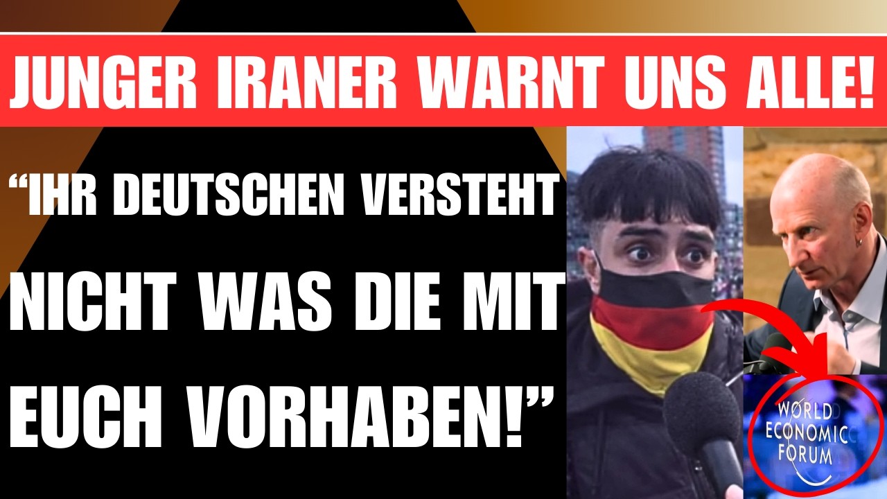 JUNGER IRANER MIT MEGA AUFRUF! 🚨 