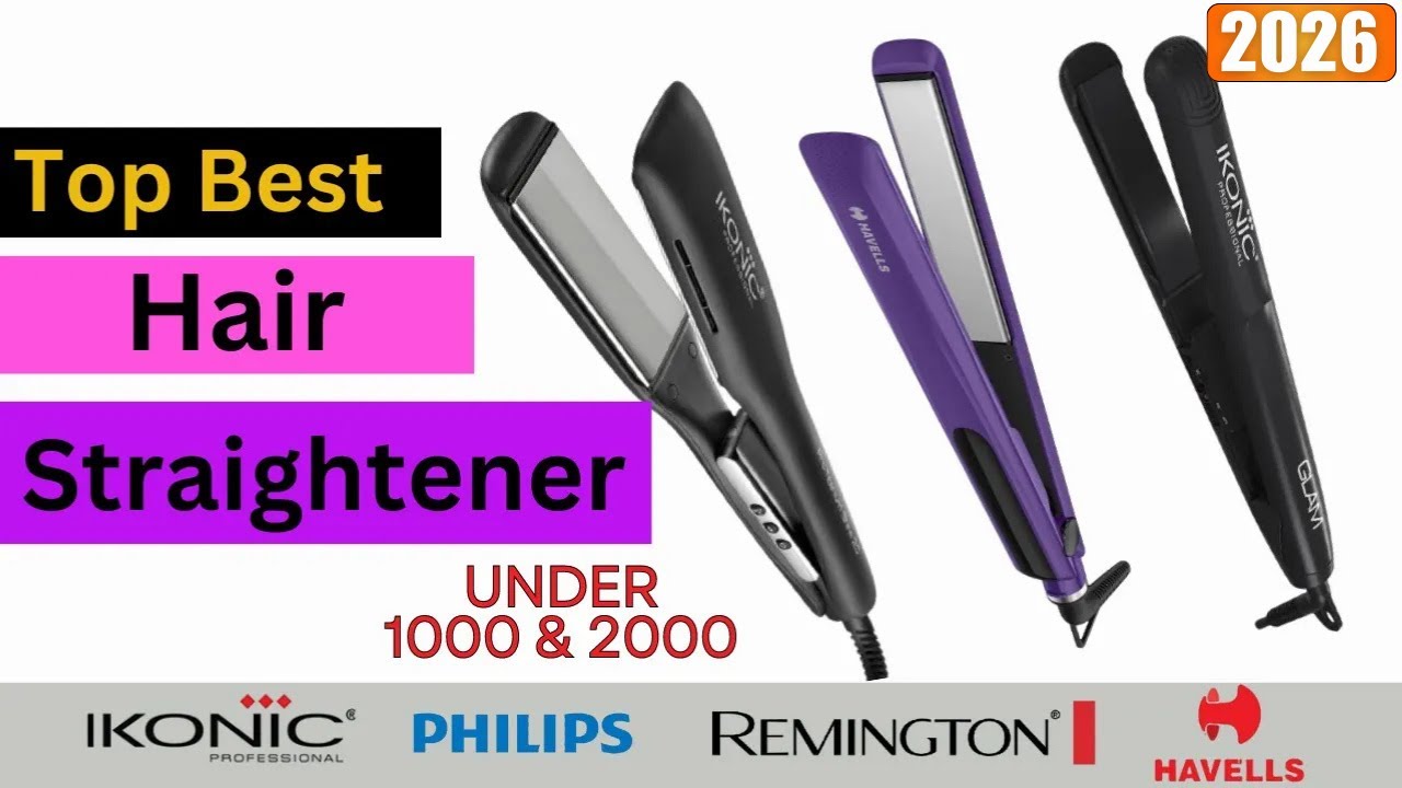 Best Hair Straighteners In India 2025 | Phillips, Ikonic, Vega, Havells Straightener Buying Guide