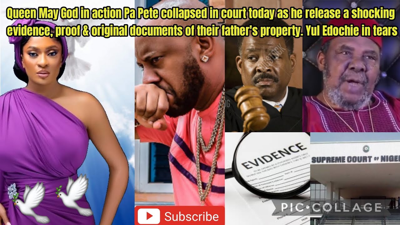 Queen May God in action Pete collapse in court today as he release a proof & original documents