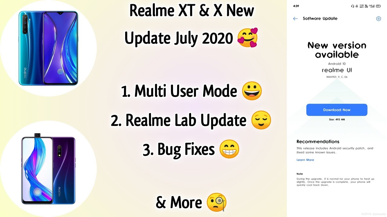 Realme XT New Update C.06 | Realme X New Update C.05 | Realme XT C.06 Update | Realme X C.05 Update