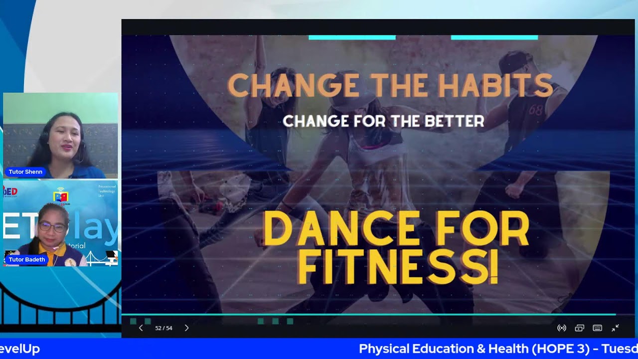 Physical Education & Health (HOPE 3)  - Tuesday Q1 Week 1 #ETUlayLevelUp