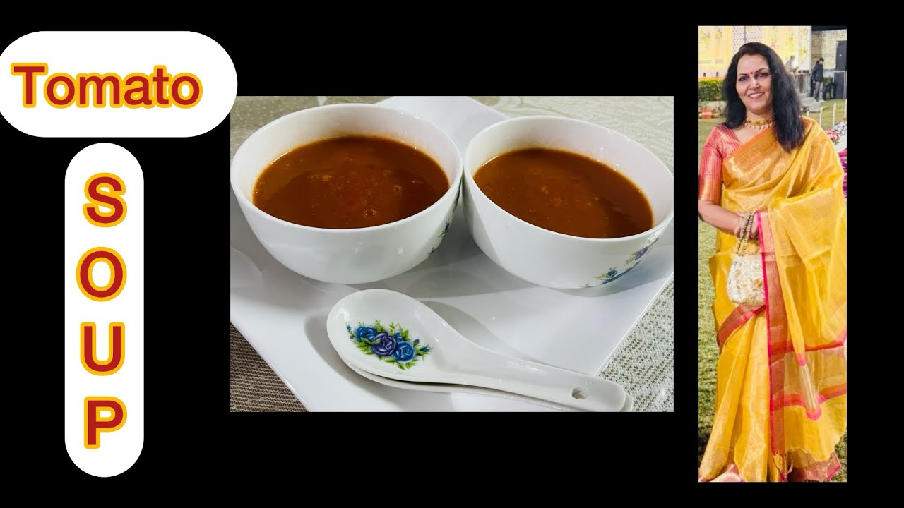 5 minute healthy 🍅🍅soup 