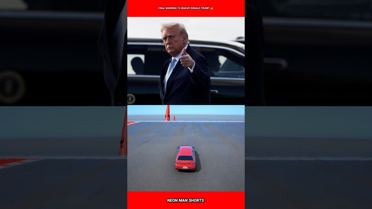 Final Warning to Iran by Donald Trump! ⚠️ #shorts