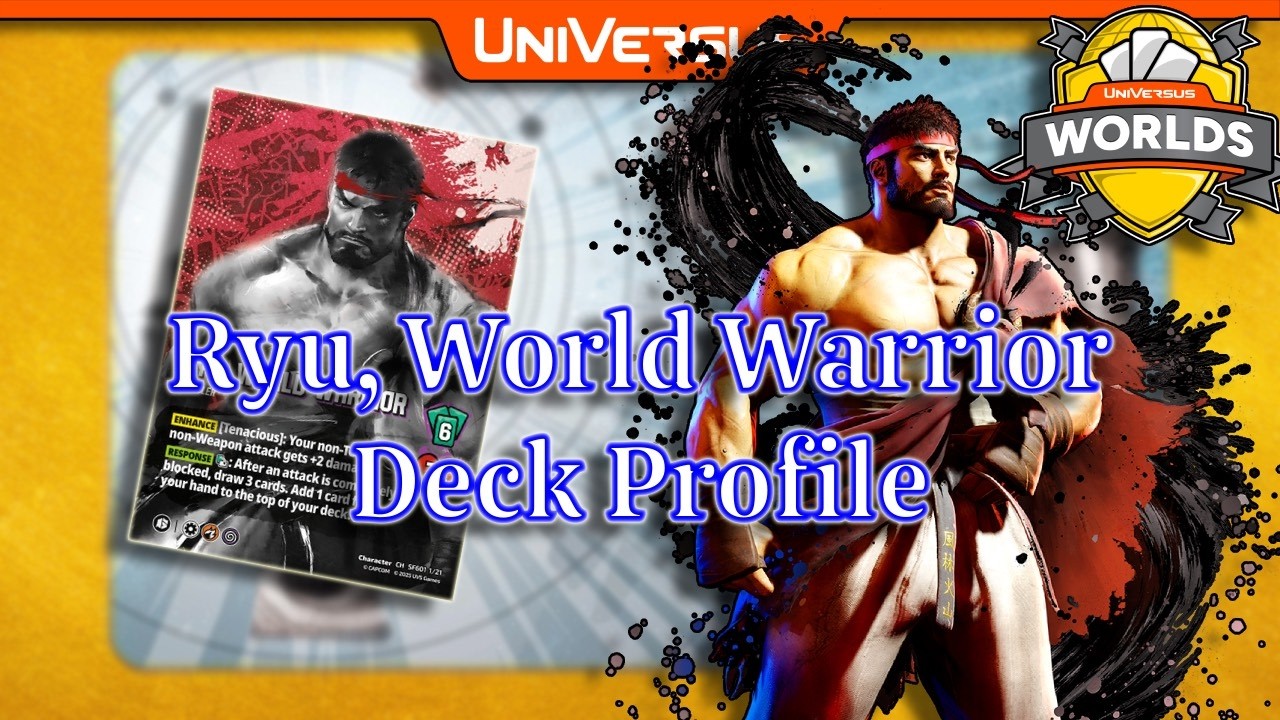 Universus: Deck Profile Ryu, World Warrior Void #universus  #streetfighter #streetfighter6