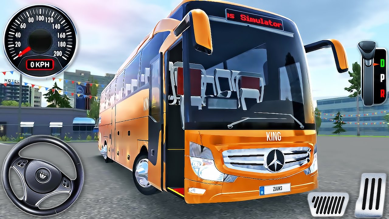 Bus Simulator : Ultimate #16 - Coach Bus Mercedes Road Driving - Android GamePlay
