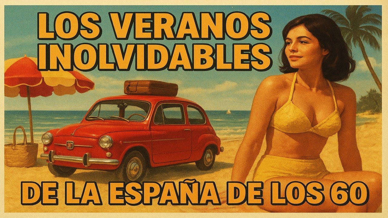 🌞 Veranos de la Espa&ntilde;a de los 60: Nostalgia, Playas, Verbenas y el Boom del Turismo 🚗✨