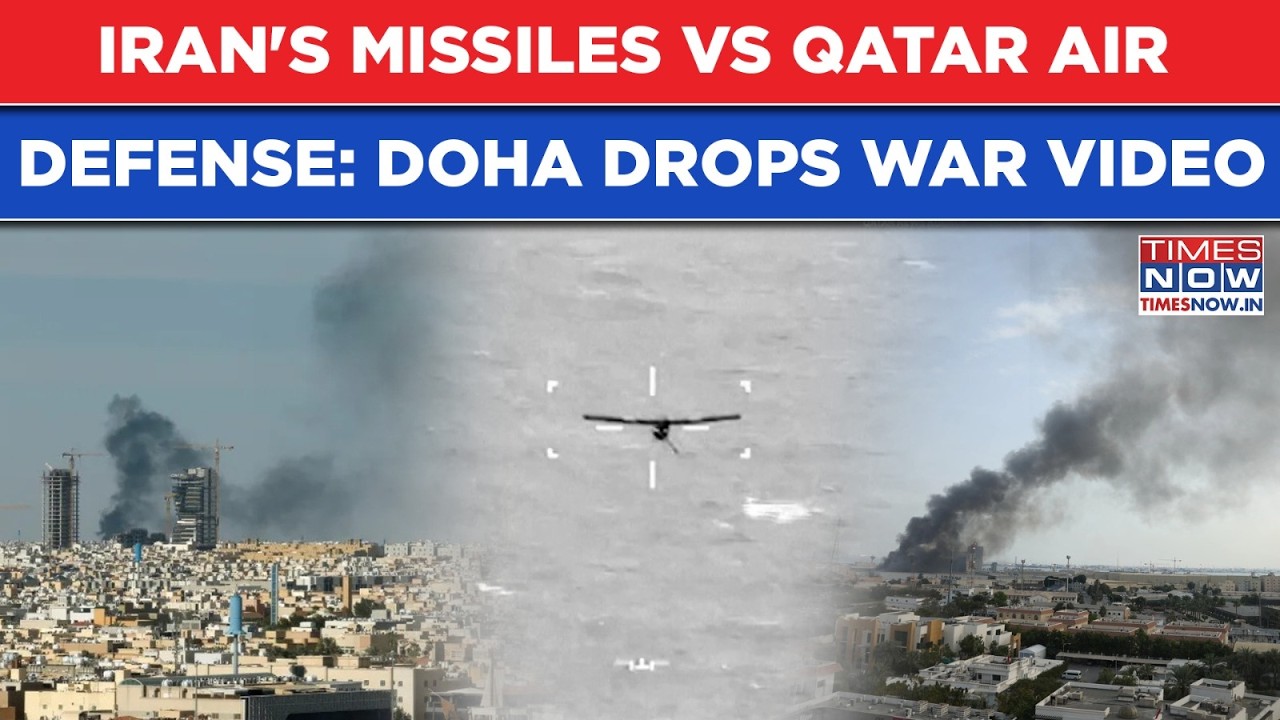 Iran's Deadly Missiles Vs Qatar Air Defense On Cam: Fireworks In Doha's Skies As IRCG Rains Hell