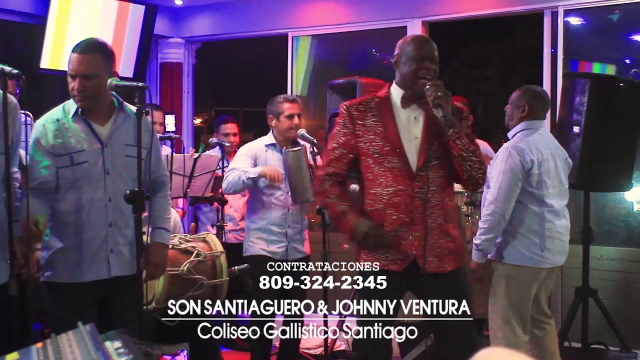Johnny Ventura & Son Santiaguero - El Vecino Está Borracho (En Vivo)