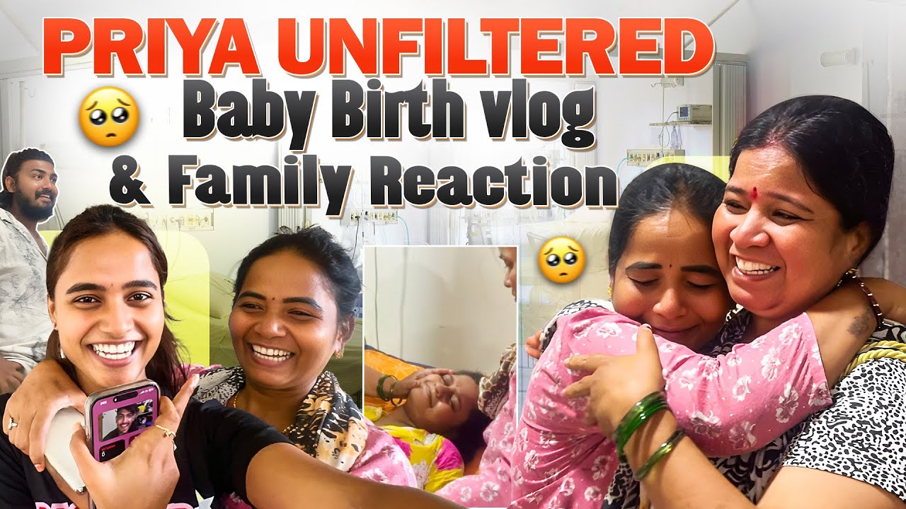 Raw, real & full of emotions — our baby’s birth through our family’s reactions🥹🧿 #vizagtwinsofficial