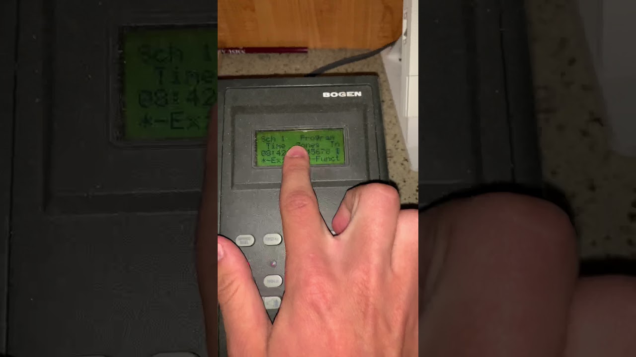 How to Program Bells on the Bogen Multicom 2000