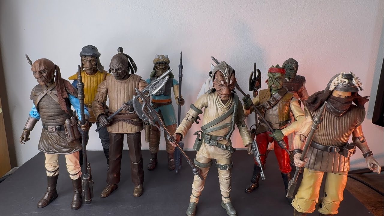 Christmas 2025 Special - Part 2 Jabba’s Skiff guards #starwarsblackseries #customfigures #christmas 