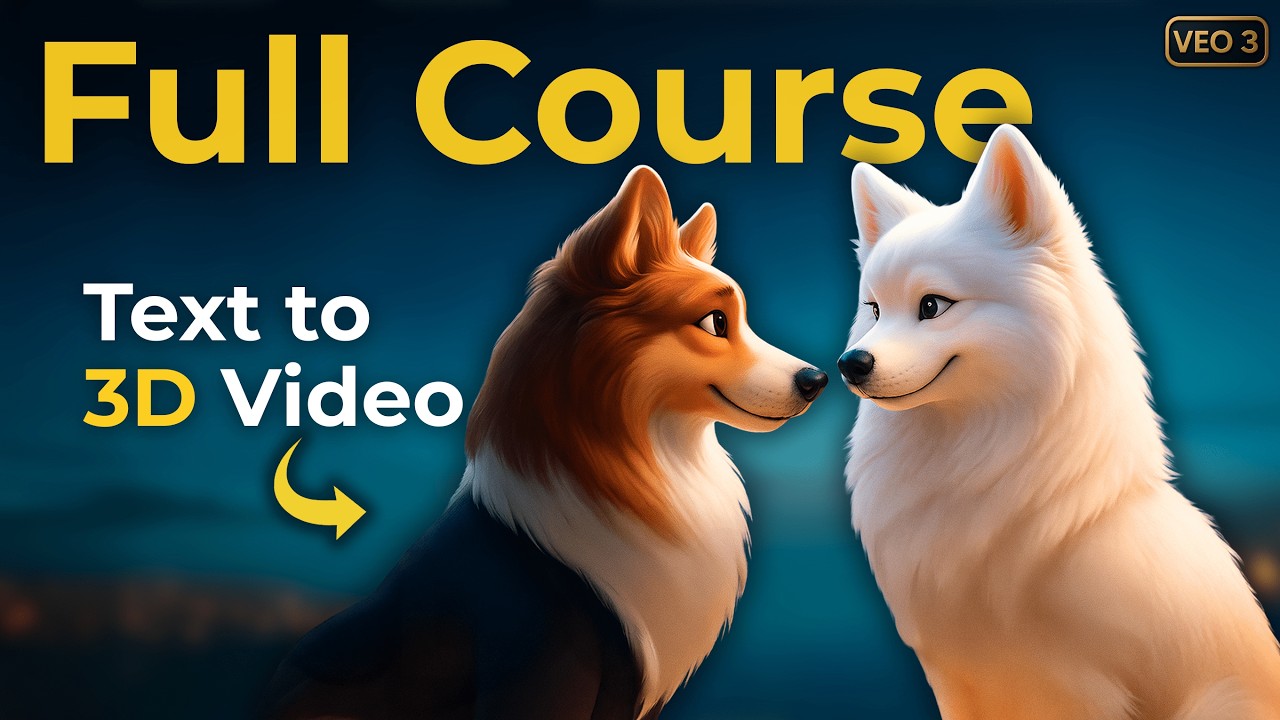 How I Made a Viral 3D AI Video in Google VEO 3 — Full Course + No More Subtitle Glitch